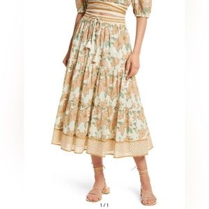 Cleobella Chelsea skirt - tropical print